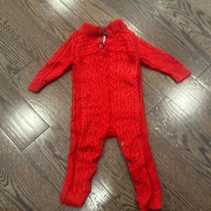 Gap 18-24 months cableknit sweater one piece suit
